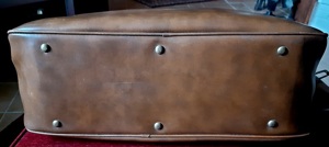 Vintage Kofferset aus den 60er Jahren bestehend aus Reisetasche und Koffer Bild 5