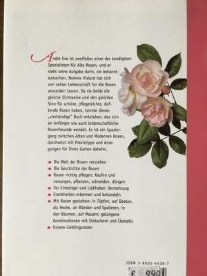 Rosen, auswählen, pflanzen u.pflegen v.Eve u. Vialard, Restposten