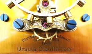 Ankergangmodell der Deutschen Uhrmacher Schule GLASHÜTTE S.A. 1946 Bild 4