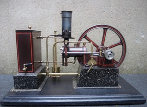 Gasmotor Ernst Plank Nachbau keine Dampfmaschine Bild 5