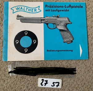 Verkaufe  2 originale Bedienungsanleitungen für Walther LP 53