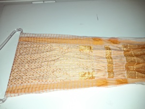 Tuch  Schal in goldgelb Bild 2