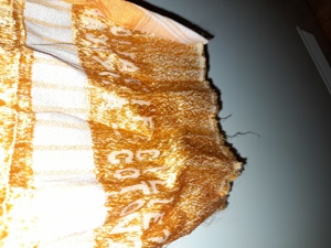 Tuch  Schal in goldgelb Bild 7