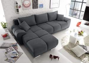 Ecksofa mit Schlaffunktion   Sofa   Couch   Wohnzimmer Bild 3