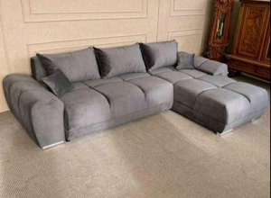 Ecksofa mit Schlaffunktion   Sofa   Couch   Wohnzimmer Bild 4