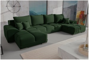 Ecksofa mit Schlaffunktion   Sofa-Form- U   Couch   Wohnzimmer Bild 7