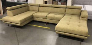 Ecksofa mit Schlaffunktion   Sofa-Form- U   Couch   Wohnzimmer Bild 8