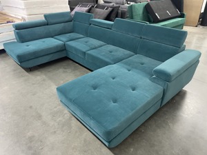 Ecksofa mit Schlaffunktion   Sofa-Form- U   Couch   Wohnzimmer Bild 9