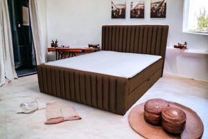 Boxpringbett  Kontinentales Bett  Schlafzimmerbett mit Bettkästen Bild 4