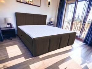 Boxpringbett  Kontinentales Bett  Schlafzimmerbett mit Bettkästen Bild 5