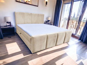 Boxpringbett  Kontinentales Bett  Schlafzimmerbett mit Bettkästen Bild 6