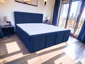 Boxpringbett  Kontinentales Bett  Schlafzimmerbett mit Bettkästen Bild 8