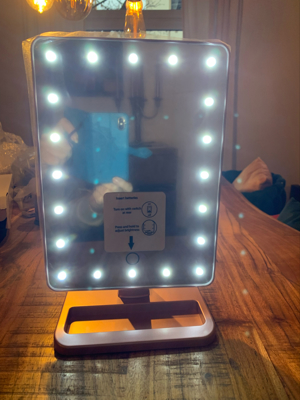 KAILA Kosmetikspiegel LED NEU mit Bluetooth-Lautsprecher Roségold Bild 1