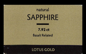 Saphir 7,92 ct natürlicher Edelstein mit Prüfbericht zu gutem Preis Bild 7