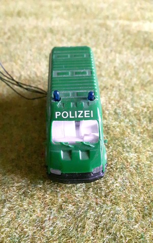 Modellbau Modellauto Wiking Praline Polizei RTW HO 1:87 NEU   Bild 6