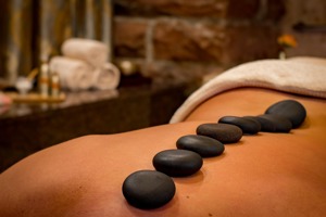 Hot-Stone-Massage, 45 min.