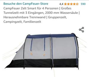 CampFeuer Zelt Smart für 4 Personen Bild 2