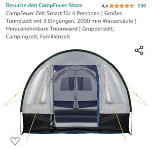 CampFeuer Zelt Smart für 4 Personen Bild 4