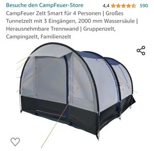 CampFeuer Zelt Smart für 4 Personen Bild 3