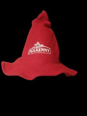 Hexenhut Kilkenny aus Filz rot Bild 1