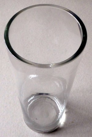Vase aus Glas - Höhe ca. 30 cm Bild 2