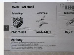 Rehau Universal Rohr Rautitan Stabil 16,2 x 2,6 Rolle 100 m Bild 2