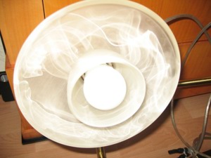 Deckenlampe, 4-flammig, weißmattes Glas Bild 2