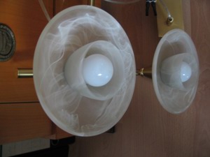 Deckenlampe, 4-flammig, weißmattes Glas Bild 4
