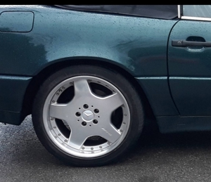 AMG FELGEN  2 TEILIG 18 ZOLL   MERCEDES  GEBRAUCHT  Bild 4