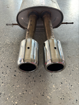 Original Mini Cooper S Endtopf R56 inc.Chrom Blenden wie NEU Bild 2