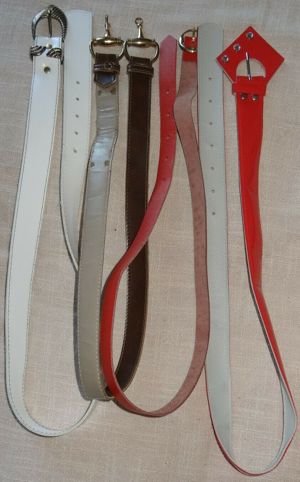 GK Gürtelschnallen 4Stk 3Metall 1Kunststoff verschiedene zum Umarbeiten Gürtel o Anderes Basteln Bild 6