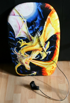 Schwimm - Brett - 66 cm - Surfbrett - RAR - mit Drachen-Motiv Bild 2