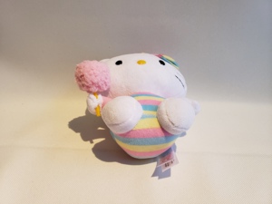 Hello Kitty mit Lolli 15 cm Plüschtier TY Beanie Babies Stofftier TOP unbespielt Bild 3