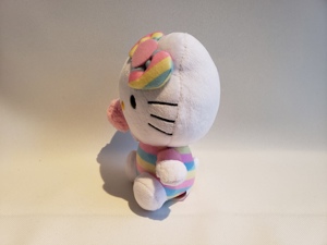Hello Kitty mit Lolli 15 cm Plüschtier TY Beanie Babies Stofftier TOP unbespielt Bild 2