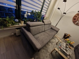 Couchgarnitur 3-Sitzer u. Recamiere Bild 2