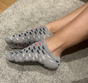 Getragene Socken, Schuhgröße 38  Bild 3