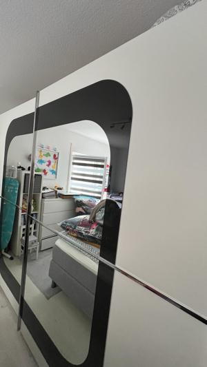 Schwebetürenschrank Lumos, 2 Türig mit Spiegel und Dämpfer  Bild 3