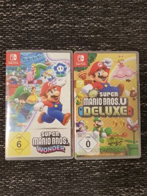 Neu Super Mario Bros Wonder und Super Mario ultimate Spiel für Nintendo Switch 