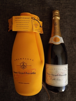 2 Flasche Champagner Veuve Clicquot Ponsardin Brut Demi-Sec Geschänkverpackung Bild 6