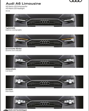 Audi A6 C8 Matrix Led Scheinwerfer links Bild 2