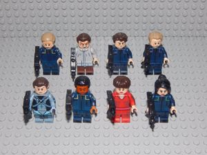 8 Minifiguren Star Trek Enterprise Spock,Kirk,NEU Bild 1