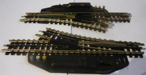 TRIX EXPRESS EL-Weichen re Neusilbergleis gute Qualität Bild 2