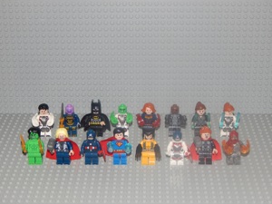 16 Figuren Marvel Super Heroes Thor,Hulk,Superman,NEU OVP Bild 4
