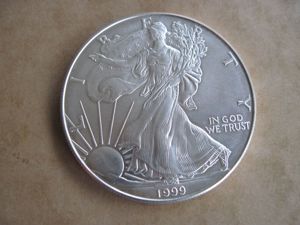 Münze USA 1 Dollar 1999 American Silver Eagle 1 Unze Silber