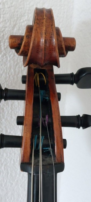 sehr altes schönes cello mit Zettel Stainer Bild 4