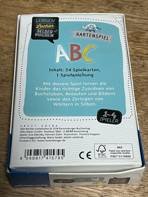 Ravensburger ABC Kartenspiel Bild 3