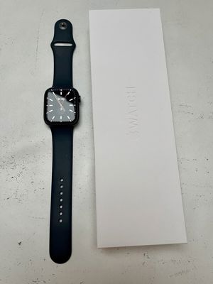 Apple Watch Series 8 45mm Mitternacht Aluminiumgehäuse mit Sportarmband, Regular Bild 1