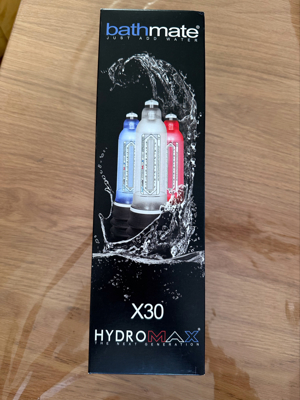 Hydromax X30 Aqua Blue Penis Pumpe Bild 2