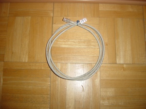 Netzwerkkabel,Patchkabel CAT 5 F UTP 1,70 M RJ45 1:1 Belegung grau Bild 2