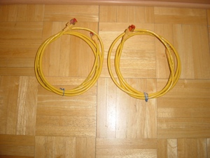 2 x Netzwerkkabel,Patchkabel CAT 6  2 M  RJ45 1:1 Belegung gelb Bild 3